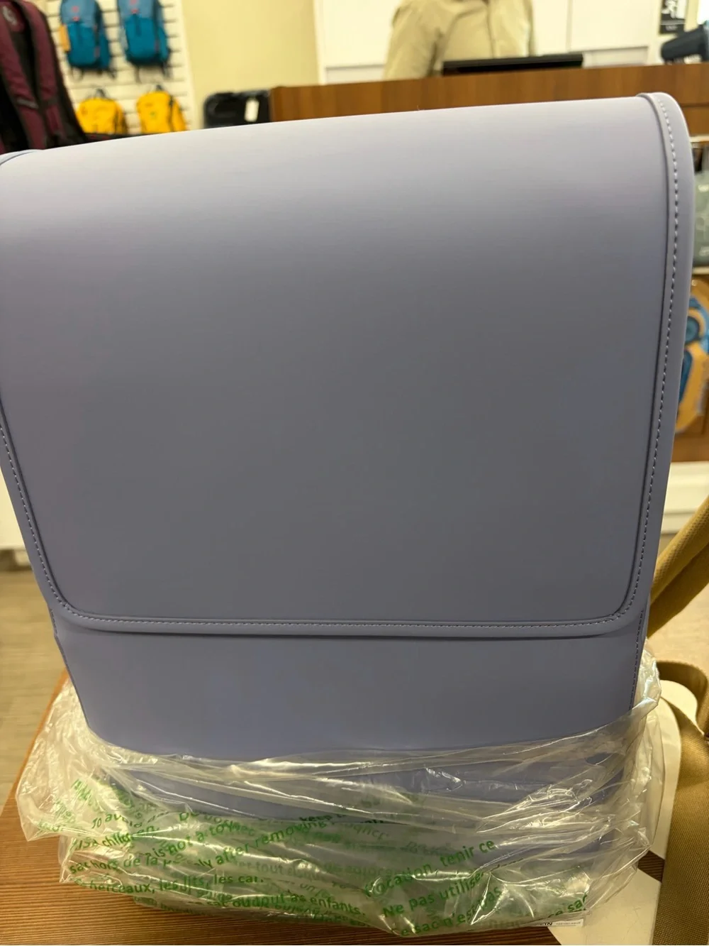Lost In Berlin Square Backpack-New No Tags-Black